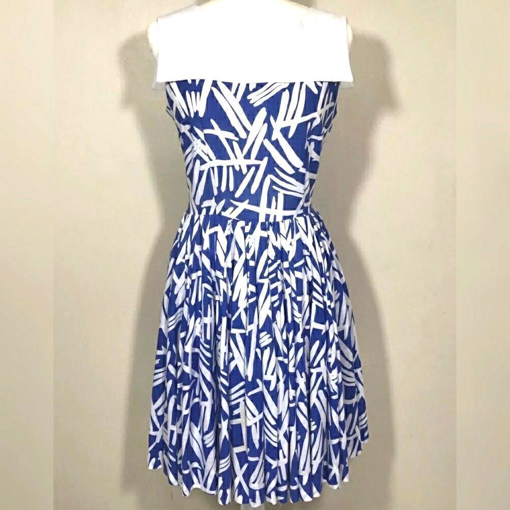 Hey Sailor Blue Vintage Handmade Dress